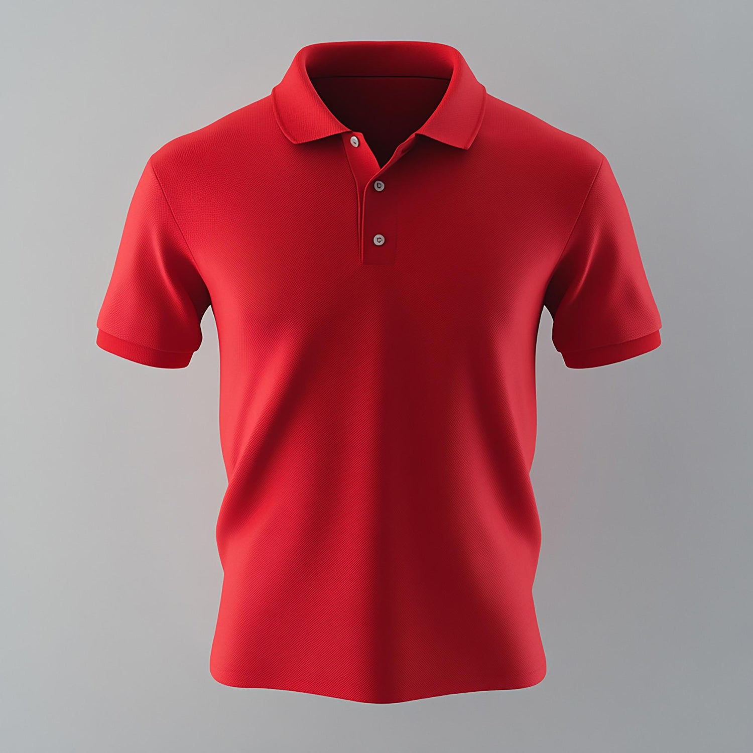 Coconut  Polo Tee Red